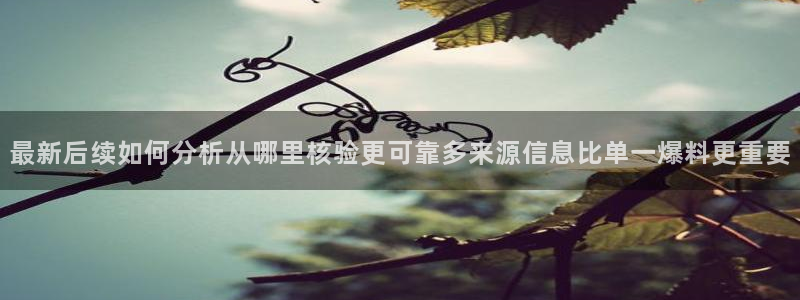 51吃瓜最新网址入口:最新后续如何分析从哪里核验更可靠多来源信息比单一爆料更重要